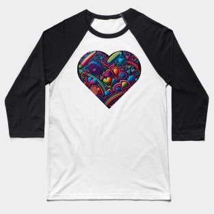 Heart Attack - Version 6 Baseball T-Shirt